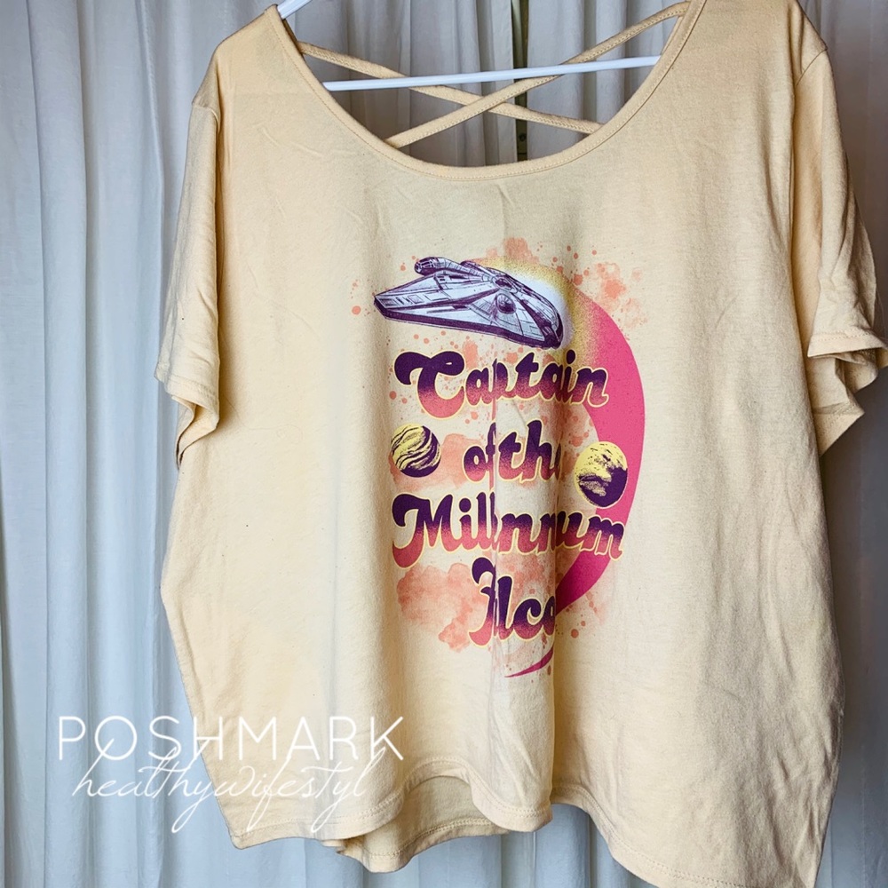 3x Disney Star Wars Crop Top Tee